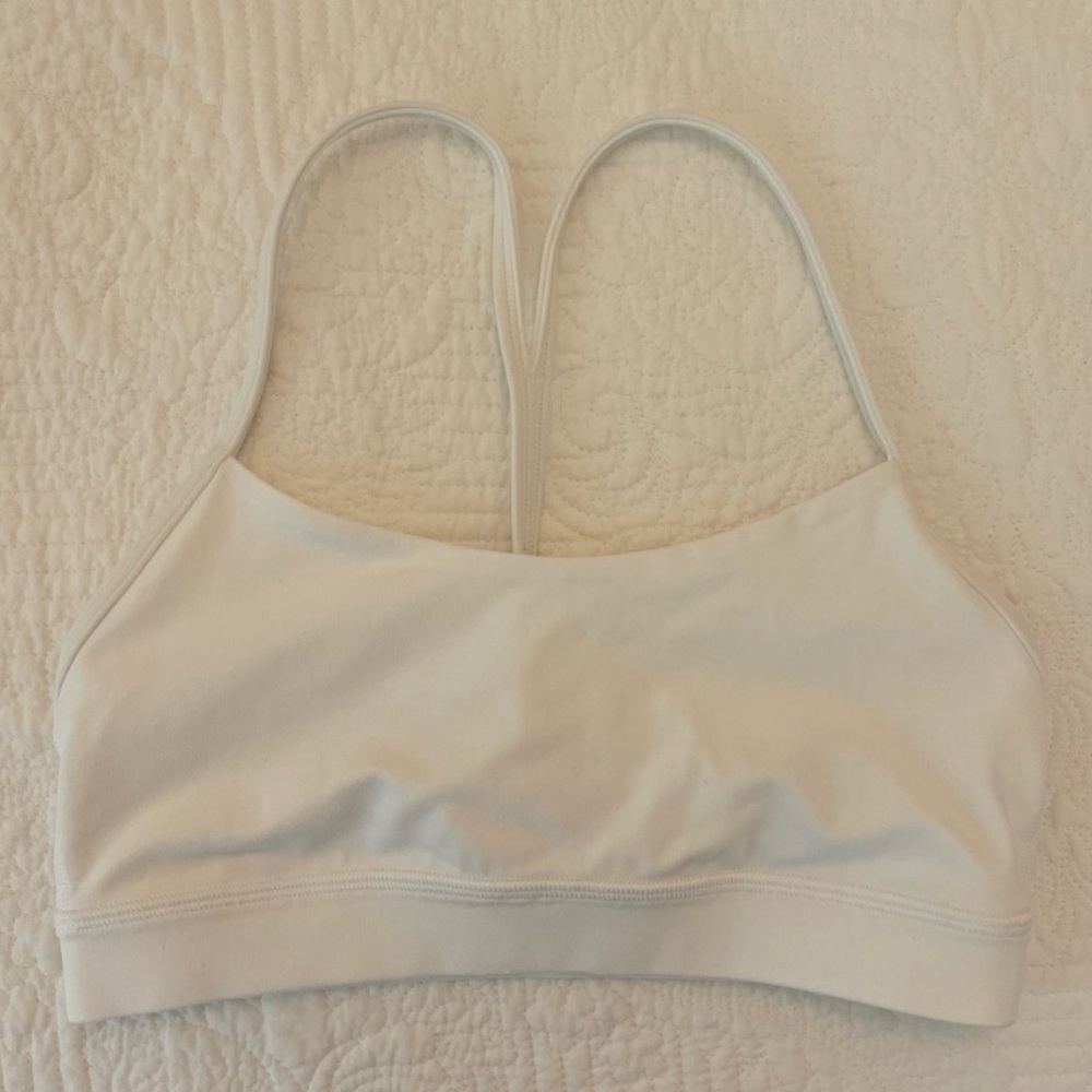 Lululemon Flow Y Nulu Bra White